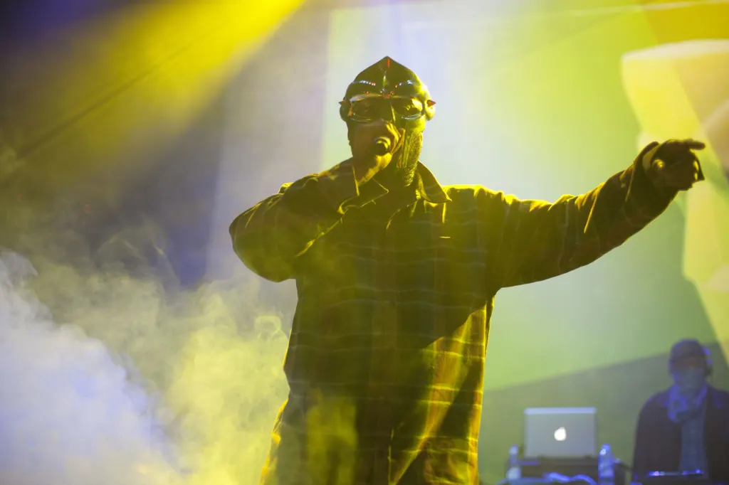 MF DOOM performing at the Roundhouse, London